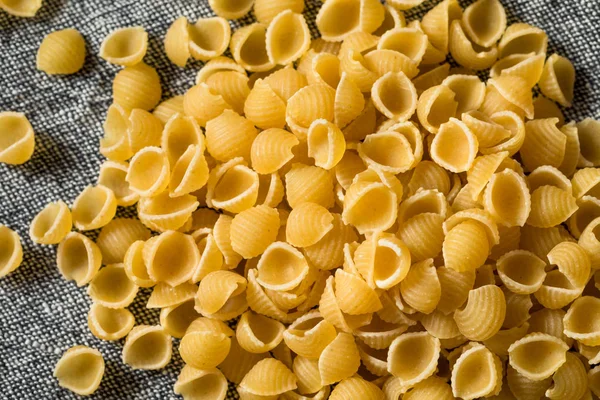 Dry Organic Macaroni Shells — Stock Photo, Image