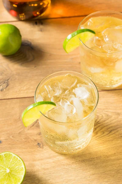 Rum caseiro e coquetel tônico — Fotografia de Stock
