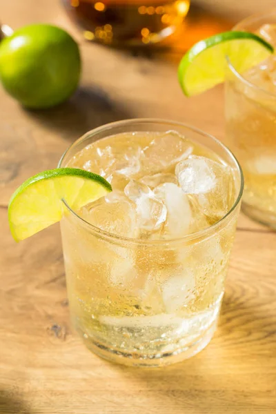 Hausgemachter Rum und Tonic Cocktail — Stockfoto