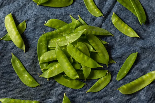 Raw Green Organic Snow Peas