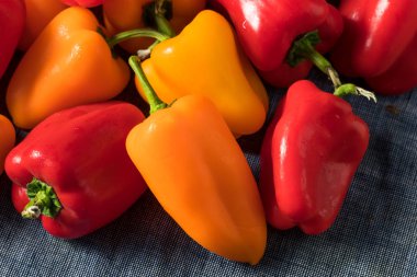 Ham Renkli Mini Biber