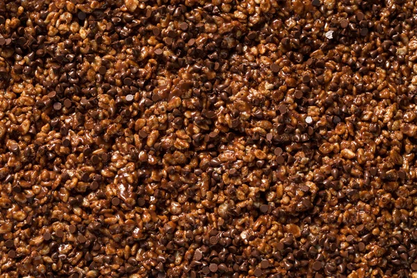 Hemlagad choklad ris krispiga godsaker — Stockfoto