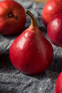 Çiğ Kırmızı Organik Anjou Armutları