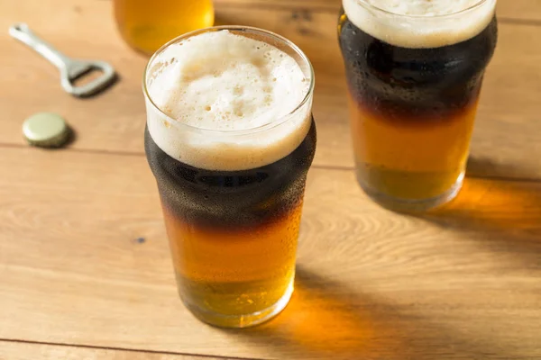 Alcoholic Cider and Beer Black Velvet — Stock Photo, Image