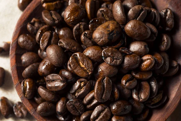 Trockene Bio-Kaffeebohnen — Stockfoto
