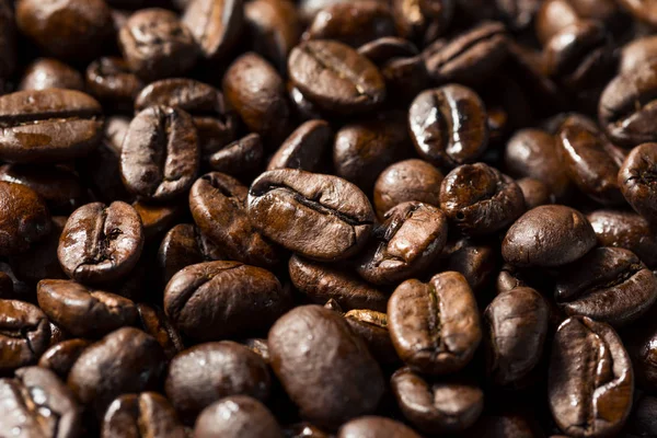 Grãos de café orgânicos secos — Fotografia de Stock