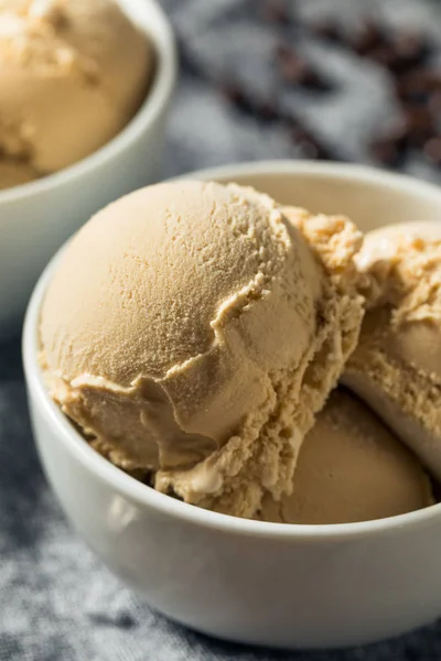 Homemade Coffee Ice Cream — Stock Photo, Image