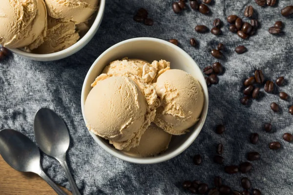 Helado de café casero — Foto de Stock