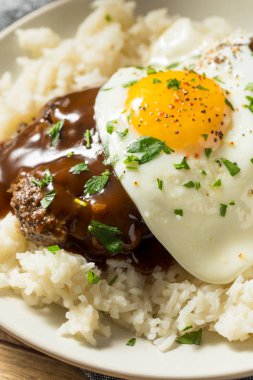 Ev yapımı Hawaii Loco Moco