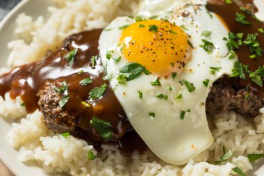 Ev yapımı Hawaii Loco Moco