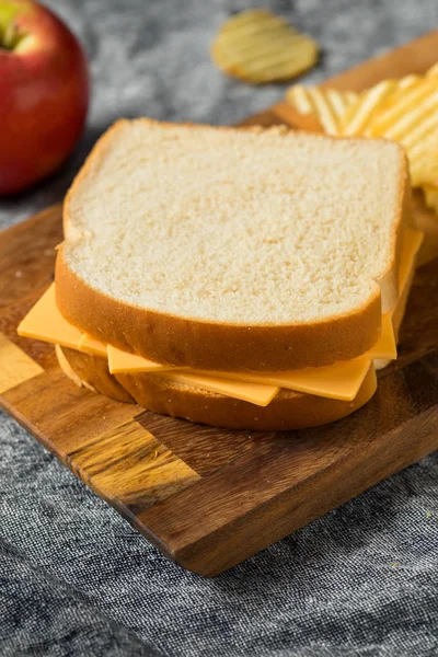 Sanduíche de queijo americano caseiro — Fotografia de Stock