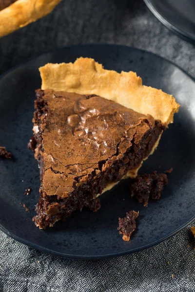 Homemade Chocolate Brownie PIe — Stock Photo, Image