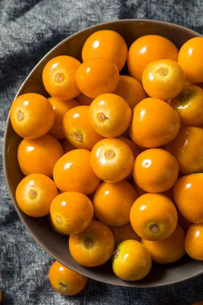Raw Orange Organic Gooseberrries — Stock fotografie