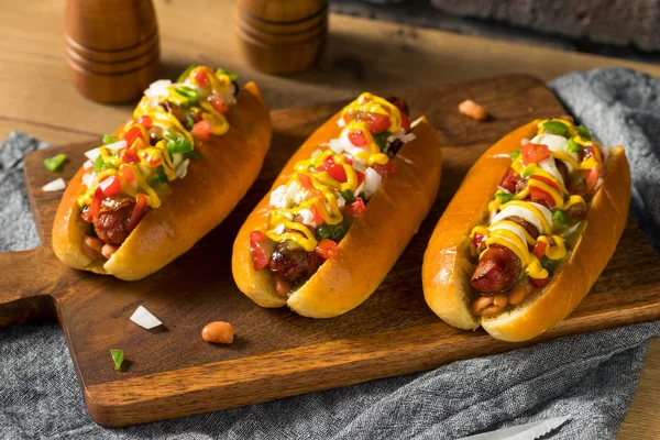 Hot dog sonori fatti in casa — Foto Stock