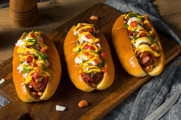 Perros calientes Sonoran caseros —  Fotos de Stock