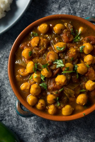 Ev yapımı Hint Nohutu Chana Masala — Stok fotoğraf