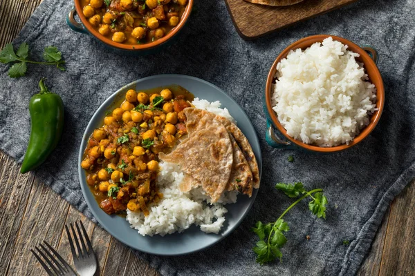 Garbanzo indio casero Chana Masala — Foto de Stock