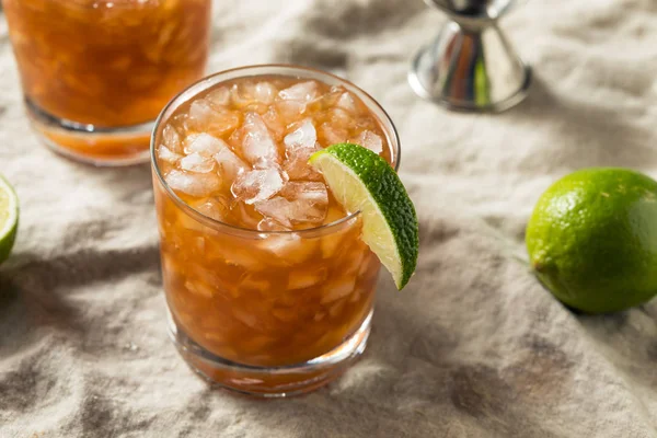 Homemade Rum Corn and Oil Cocktail — Stock Photo, Image