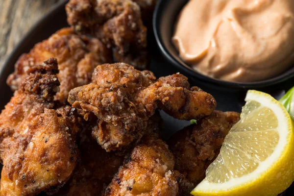 Zelfgemaakte Japanse gebakken kip Karaage — Stockfoto