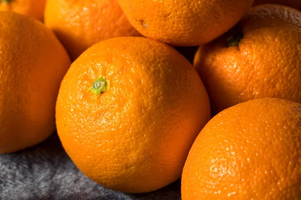 Fresh Organic Oranges in a Bunch