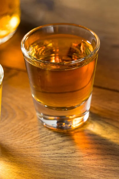 Boozy Alcoholic Rum Shots Ready Drink — Stock Photo, Image