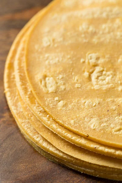 Tortillas Maíz Recién Hechas Casa Listas Para Cocinar — Foto de Stock