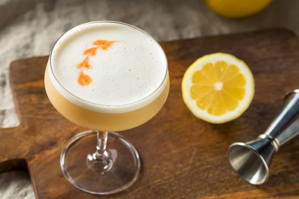 Σπιτικό Ποτό Pisco Sour Cocktail Bitters — Φωτογραφία Αρχείου