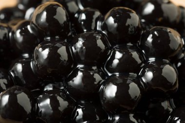 Çiğ Organik Tapyoka İnci Toplar Kasede