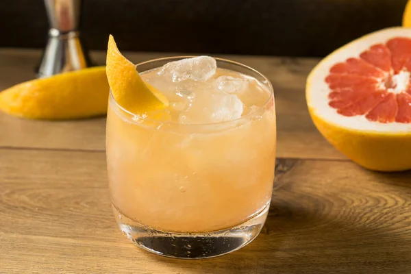 Δροσιστικό Grapefruit Radler Ccoktail Gin Και Soda — Φωτογραφία Αρχείου