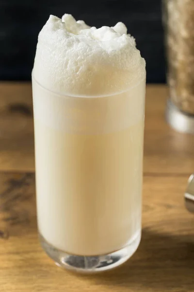 Homemade Frothy Ramos Gin Fizz Cocktail Cream — 스톡 사진
