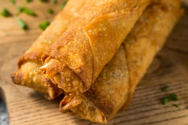 Homemade Chinese Vegetable Egg Rolls with Dipping Sauce