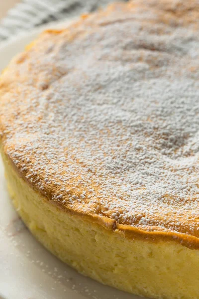 Torta Formaggio Giapponese Soffice Fatta Casa Pronta Mangiare — Foto Stock