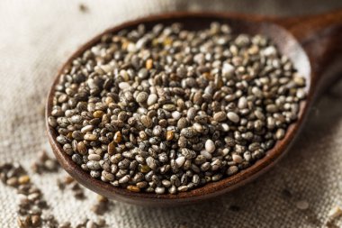 Çiğ Kuru Organik Chia Tohumları Kasede