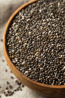 Çiğ Kuru Organik Chia Tohumları Kasede