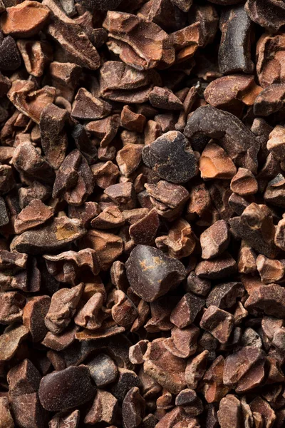 Органічний Шоколад Кокао Нібс Мисці — стокове фото