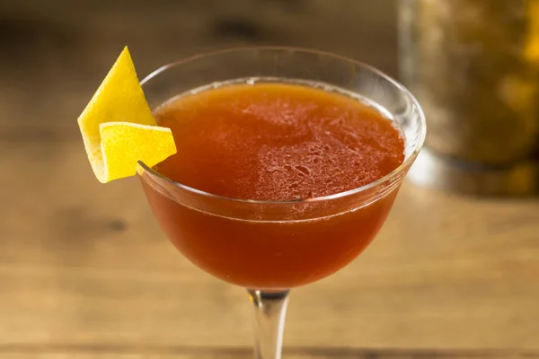 Boozy Bourbon Paper Plane Cocktail Lemon Juice — 스톡 사진