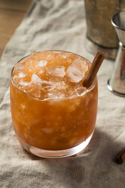 Refreshing Homemade Coffee Swizzle Cocktail Cinnamon — Stock Photo, Image