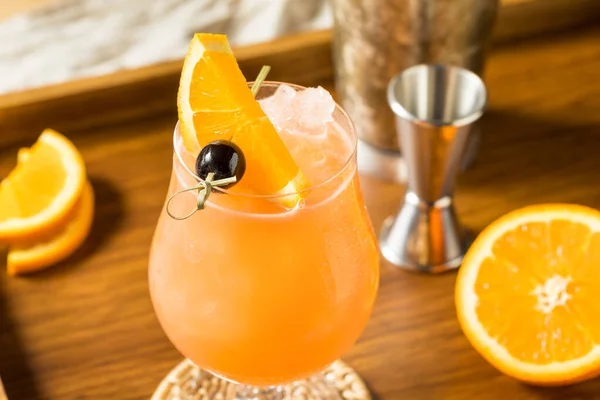 Cocktail Rafraîchissant Boozy Ouragan Rhum Orange — Photo