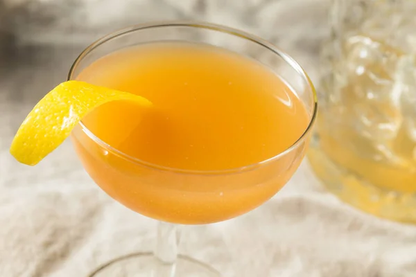 Refreshing Boozy Cognac Japanese Cocktail Orgeat Lemon — Stock Photo, Image