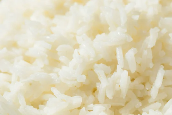 Hemlagad Kokt Ångkokt White Rice Skål — Stockfoto