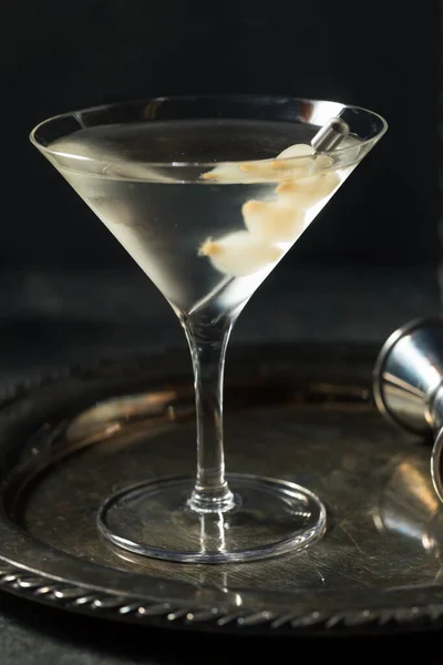 Boozy Dry Gin Gibson Martini Cocktail Onion — 스톡 사진