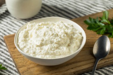 Sağlıklı organik Ricotta Peyniri