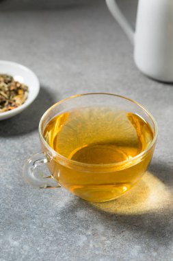 Citrus ile sağlıklı organik bitkisel papatya çayı