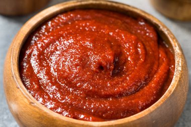 Organik Kore Kırmızı Gochujang Yapıştırıcı Sosu