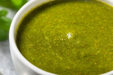 Organik, sağlıklı Hint Nane Şekeri, acı biberli Chutney.