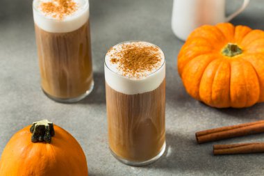 Sweet Cold Foam Iced Pumpkin Spice Latte with Whipped Cream
