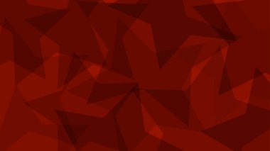 Soyut arka plan şeffaf büyük yıldız kırmızı renklerde