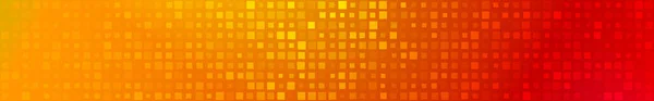Abstracte Horizontale Rand Achtergrond Van Kleine Vierkantjes Pixels Van Verschillende — Stockvector