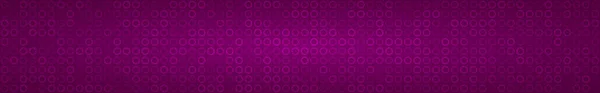 Абстрактний Горизонтальний Банер Або Фон Маленьких Кілець Фіолетових Кольорах — стоковий вектор