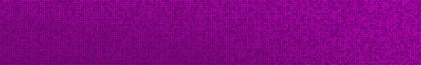 Абстрактний Напівтоновий Градієнт Горизонтальний Банер Випадкових Відтінках Фіолетових Кольорів — стоковий вектор